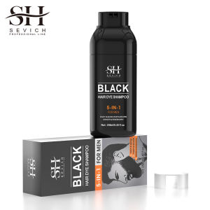 Sevich hair dye shampoo 5 in 1 for men Long-lasting Softens Hair Non-Staining Styling shampoo 250ml