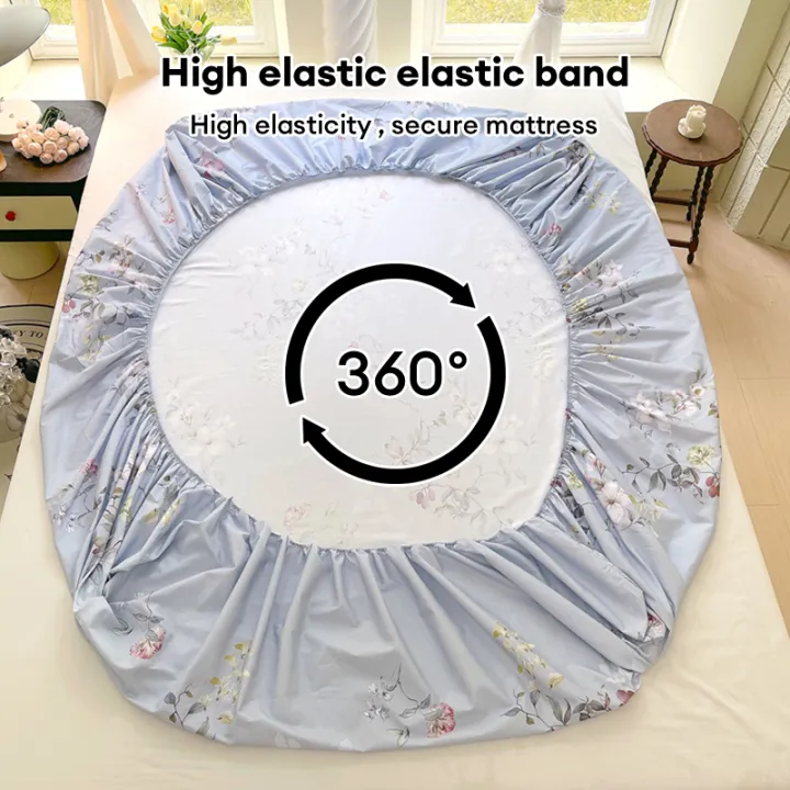Dansunreve%20100%25%20Cotton%20Bedsheet%201200TC%20Breathable%20Floral%20Fittedsheet%20Single%20Queen%20King%20Super%20King%20-%20Image%206