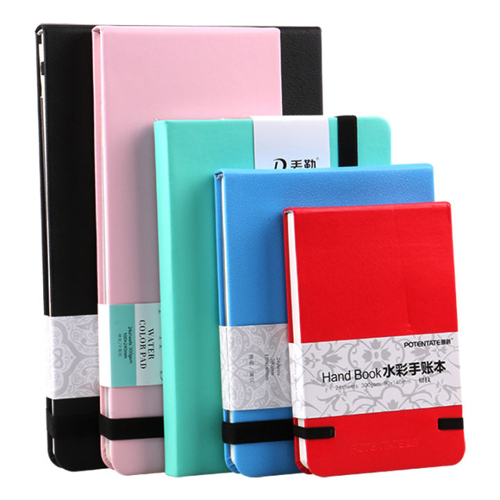 Square 3.9X3.9 300gsm Portable Watercolor Paper Pad Journal 60pgs 30 Sheets F