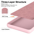 For Samsung Galaxy A50/A30S Phone Case，Imitated liquid silica gel+flannelette TPU soft shell Back Cover. 