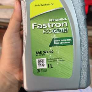 Oli Mesin Fastron Eco Green API SN/GF-5 SAE 0W-20 kemasan 1 Liter