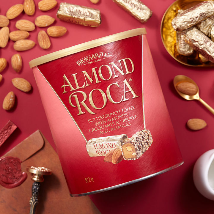 ROCA imported American almond candy, Le Jia almond chocolate candy