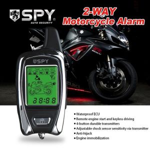 Two Way Motorcycle Alarm System Remote Engine Start 5000 Meter Remote Security System Anti-theft devices Suit For Gasoline Motorbike