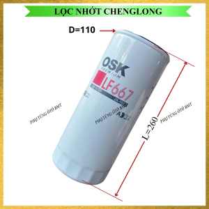 Lọc nhớt xe tải Chenglong 310 340 mã lọc JX1023/430-1012240 C5501