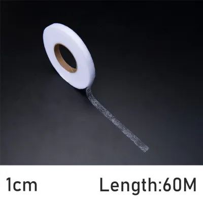 Lem Sum Hemming Tape Perekat Tekstil Kain Bahan Lebar 1cm 2cm 3cm