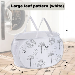 Collapsible Laundry Baskets Mesh Pop Up Laundry Hamper with Side Pocket with Durable Handles Large Foldable Dirty Laundry Clothes Hamper Storage Basket Horizontal with Side Pocket for Home Travel