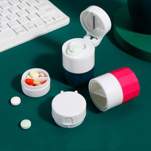 Hộp Đựng Thuốc Nhỏ Hoặc Lớn  Viên Màu Xanh Lá Cây Và Màu Hồng Cho Vitamin Máy Nghiền Viên Máy Cắt Cầm Tay Dụng Cụ Thuốc