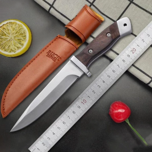 COD Stainless Steel Kitchen Knife with Leather Case (Made In U.S.A) High Quality Fruit Knife Cutting Meat