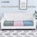 JustLiving Elastic Sofa Seat Cover Patchwork Cover CUSHION Seater SolidBack Cushion Stretchable Corn Fleece Sofa Cushion Cover Solid Color Simple Lazy Susan Cover Four Seasons Universal Sofa Cover. 