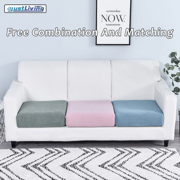 JustLiving%20Elastic%20Sofa%20Seat%20Cover%20Patchwork%20Cover%20CUSHION%20Seater%20SolidBack%20Cushion%20Stretchable%20Corn%20Fleece%20Sofa%20Cushion%20Cover%20Solid%20Color%20Simple%20Lazy%20Susan%20Cover%20Four%20Seasons%20Universal%20Sofa%20Cover%20-%20Image%205
