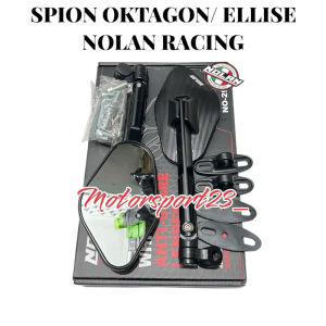 Spion Octagon H2970-3 Kaca Putih Bahan Full Aluminium Alloy Spion Octa Cnc Spion Ellise Variasi Kaca Spion Oktagon Spion motor Tomok Oktagon Universal Motor Nmax Beat Vario New Aerox Rx king Adv Xmax Adv Pcx dll