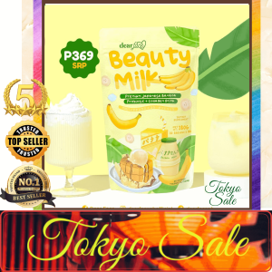 🍌 DEAR FACE BEAUTY MILK BANANA  🍌 Delicious Milky Banana drink packed with Hydrolyzed Collagen to boost your Radiant Beauty