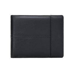 Royal Bagger New Short Wallet Purse For Men Genuine Cow Leather Card Clip Cool Fashion Business Casual Wallets RFID