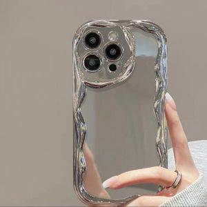 OPPO A3 Pro A98 A5 A9 A79 A53 A92 A52 Reno 8T 7Z 8Z 5 Pro 6 Electroplated Silver Solid Color Phone Case