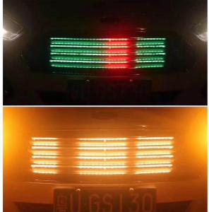 LAMPU DRL / LED 4 BARIS / LED BAGASI MOBIL / TRUCK / SEIN RUNNING / ATRAKTIF UNTUK DI GRIL / BELAKANG BAGASI TRUCK / BUS