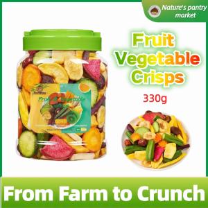 Dried mixed fruits and vegetable chips snacks assorted dried vegetables snack crispy fruit veggie chips