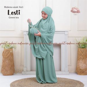 MELIKA - MUKENA ANAK CRINKLE 3IN1 LESTY