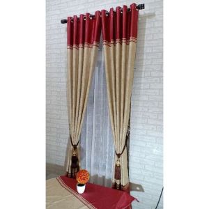 Gorden Jendela Ruang Tamu dan Pintu Kamar Bahan Blackout Import Gorden Cantik Gorden Minimalis Gorden Minimalis Gorden Mewah Tapi Mewah Gorden jendela 2 Kaca Gorden Warna Merah Maroon Gorden 1 set Murah Promo