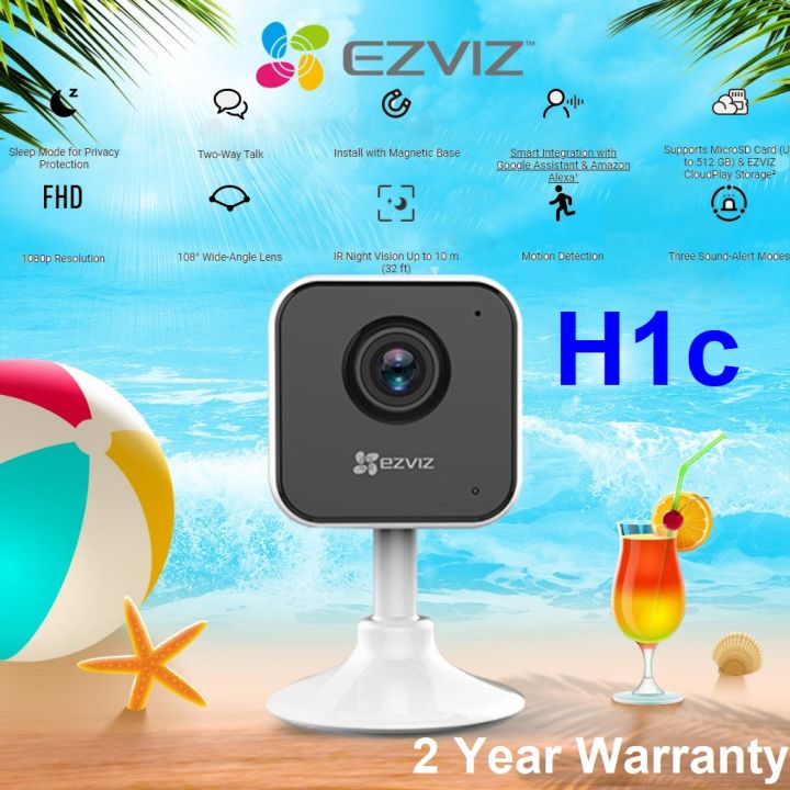 EZVIZ H1C 1080P 2MP Two Way Talk Motion Detection Wireless Indoor WiFi