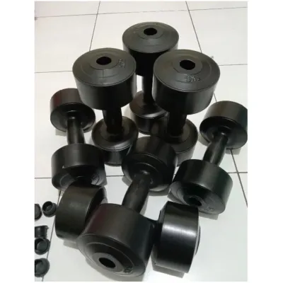 BARBEL/ DUMBELL Ukuran 3KG KOSONGAN TANPA ISI WARNA