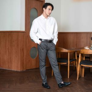 BAPIN Celana Chino Panjang Pria Slimfit Stretch Aerio Cream - Chino Long Pants