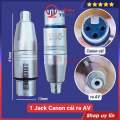 1 Jack Canon Đực Ra Av, 1 Giắc Canon Cái Ra Av Hoa Sen CAF Audio Cao Cấp, Chống Nhiễu, Truyền Tín Hiệu Tốt - H2Pro Tech. 