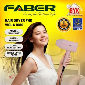 SYK FABER Hair Dryer FHD VIOLA 1080 Hairdryer 2100W Portable Hair Dryer Pengering Rambut Hairdrayer Rambut 吹风筒