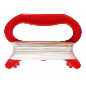 er52858 layang layang 30/50/100m Outdoor Sports Kite flying tool Plastic Handle Board D Shape Kite accessories Flying Kite Line Kite Thread Winder Kite Line