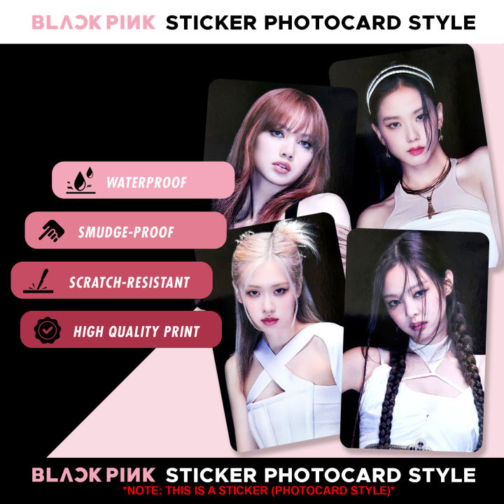 Mail Sticker Lisa BLACKPINK Stickers Lisa | Jennie | Jisoo | Rosé [Photocard Style ...
