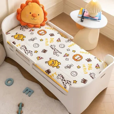 Baby Mattress Crib Mattress Crib Mattress Baby Breathable Mattress Kindergarten Mattress Kindergarten Sleeping Pad Childrens Baby Mattress Pure Cotton Cartoon Mattress Environmental Protection and No Odor
