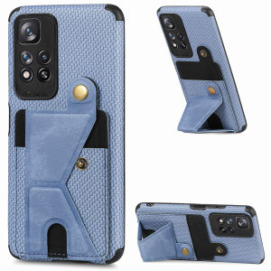 Cards Holder Kickstand Magnetic Case For Redmi Note 13 Pro For Xiaomi 15T 11 Lite X3 NFC Cover Funda