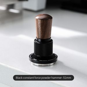BINCOO Coffee Tamper Set Hammer 30-pound Constant Force Impact Espresso Tamping Device Powder Distributor Base Set 51/58MM