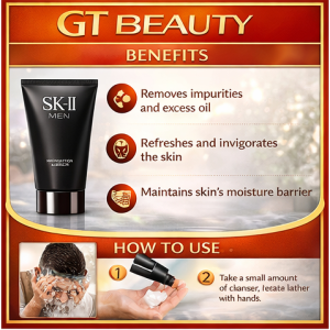 [SG stock] SK Moisturizing Cleanser For Men 120g