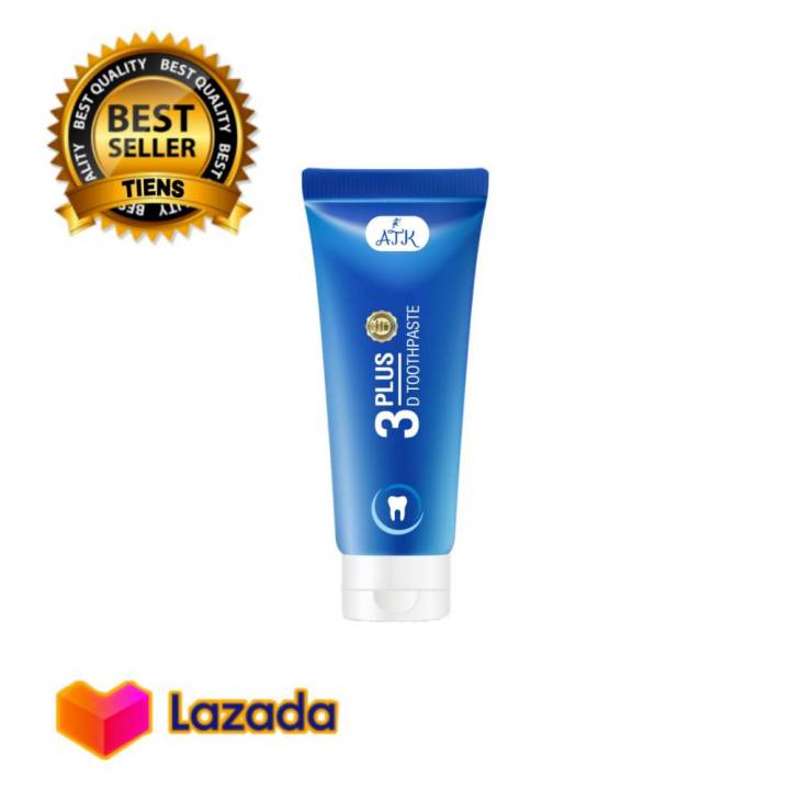 ยาสีฟันสูตรเจลเย็นสดชื่น 3D Plus Toothpaste 50g. ( 1 หลอด ) #พร้อมส่ง ...