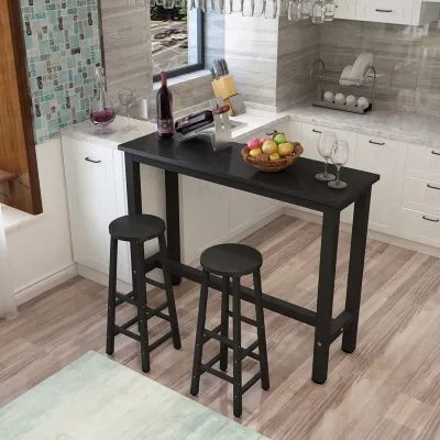 Bar Table And Chair Set Bar Tables & Sets Bar Table Home Small A GOOD sg partment High Bar Table against the Wall Long Table Internet Celebrity Long Table Narrow Tab Pack