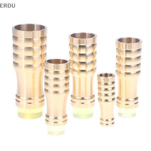 💕💞【Special price】ERDU ไม้เท้าทองเหลืองพร้อมแผ่นยางกันลื่นสำหรับการเดินป่า 1ชิ้น10 16 18 18 20 25