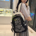 กระเป๋าเป้ Backpack กระเป๋าแฟชั่น ดีไซน์เรียบง่าย กระเป๋าหนังสือ พร้อมช่องใส่ของ ขนาด 36 x 17 x 27 cm มีหลายช่อง เป้สะพายหลัง กระเป๋าเป้นักเรียน. 