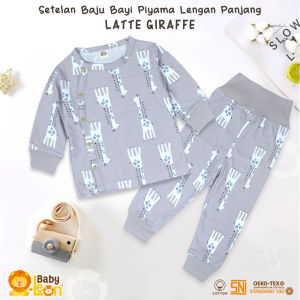 Setelan Baju Bayi BABY LEON Setelan Baju Anak Laki Laki Setelan Anak Perempuan 0-2 Tahun Baju Harian Anak SBJ-235
