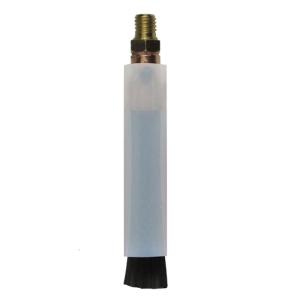 8/10 đảo ngược Răng Đầu bằng đồng Hàn bàn chải đường may hạt Doanh Máy đánh bóng ống silicon cọ lông kim loại