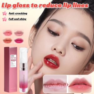 Hydrating Lip Essence for Dry Chapped Lips with Exfoliating and Nourishing Temperature Changing Lip Gloss Lip Treatment Serum Chapped Lips Repair Serum Lip Line Reduction Gloss