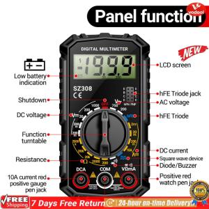 [Vodool Official Mall]ANENG SZ308 มัลติมิเตอร์แบบดิจิทัลนับ1999 AC และ DC เครื่องมือทดสอบการความต้านทานกระแสแรงดันไฟฟ้าแบบหลายเครื่องทดสอบฟังก์ชันความแม่นยำสูงอื่นๆ