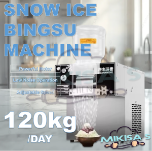 120kg/24h Commercial Electric Bingsu Machine Snow Flake Ice Maker