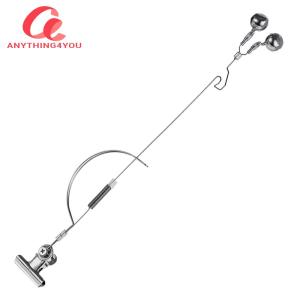 Metal Fish Alarm Bells Stainless Steel Night Fishing Alarm Bells Adjustable Carp Tackle Anti-corrosion Anti-rust Fishing Equipment