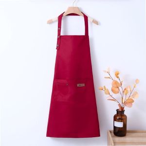 Celemek Anti Air Dan Minyak Pria Wanita Korean Style Apron Memasak Barista Cafe