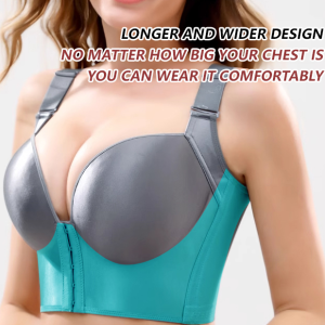 Non-Sagging Wireless Gather Bra for All Seasons Women Full Coverage Side Breast Control Plus Size Comfortable Fit