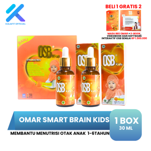 OSB Kids Madu Osb Obat Anak Terlambat Bicara Vitamin Kecerdasan Otak Anak 2 Botol x 30 ML