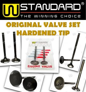 Wstandard Valve Set [EX5 DREAM EGO AVANTIZ SOLARIZ FUTURE GN5 DREAM GSX ICON KRISS LC135 NOUVO S SMASH SRL SRE LAGENDA VS125 VR125 WAVE DASH Y15ZR Y15 FZ KARISMA ELIT KLX FI RS 105 110 115 125 150] IN EX