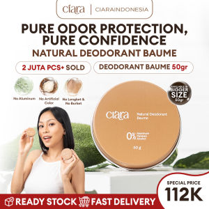 Ciara Natural Deodorant Penghilang Bau Badan dan Ketiak Natural Anti Odor 50Gr