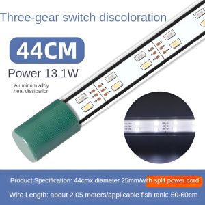 High brightness aquarium light/fish tank light/240 ° ultra wide angle/amphibious/LED waterproof three color enhancement light with three color changes