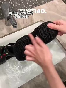 [Free Shipping] Beach Slip-On Mules For Women Non-Slip Ins-Style Summer Outdoor And Indoor Wear Fashionable Student Sandals
